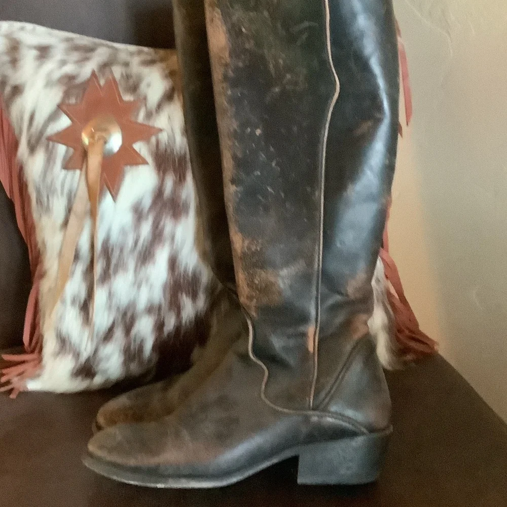 Frye Brown Leather tall boots